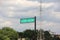 Street sign reads in polish `Victims of Fascism Street`, Oswiecim, Poland