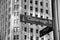 Street signage in Martin Place, Sydney. Road crossing sign