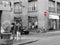 Street signalization in red in Florencia, Italy