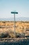Street signs in the abandoned town of Salton City, California