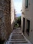 Street on skiathos island