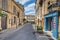 Street in small charming town of Lourmarin