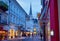 Street at Spa and ski resort Bad Ischl town in Austria