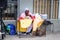 Street stall in Botswana