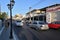 Street after sunset in Platanias, Crete