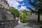 Street in Syrrako village, Epirus, Greece