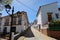 A street in the town of Jabugo, Huelva, Spain