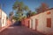 Street in the town of San Pedro de Atacama, Chile