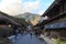 Street in Tsumago city, on the Nakasendo trail