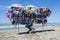 Street vendor on a beach