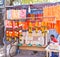 Street vendor selling temple items