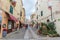 Street view Alghero, Sardinia island, Italy