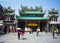 Street view of Anping kaitai matsu temple during chinese new year celebrations in Anping district