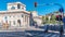 A street view of beautiful historic landmark - Porta Venezia timelapse