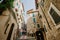 Street view in the beautiful village of Dolceacqua, Italy