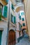 Street view in the beautiful village of Dolceacqua, Italy