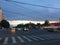 Street View of Beijing at Dusk under Cloudy Sky