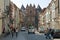 Street view Bergen op Zoom with old Prison Gate