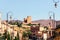 Street view with buildings at ouarzazate town in Morocco