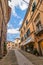 Street view in Castelnovo Garfagnana, Italy