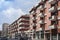 Street view of the city of Catania, Sicily, Southern Italy â€“ residential block