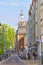 Street view of the city center of Dusseldorf