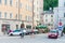 Street view of downtown in Salzburg, Austria