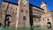 street view of Ferrara Castle in Italy