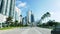 Street view of Highrises in the heart of Panama