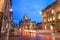 Street view of the historic Royal Mile, Edinburgh