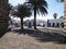 Street view of main promenade in Yaiza, Lanzarote is.