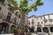 Street view of medieval village of Besalu,Catalonia,Spain.