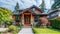 Street View Of Neat And Tidy Modern Craftsman Bungalow