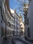 Street view of the old town of Basel in Switzerland