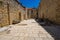 street view of the old town of dubrovnik in croatia, courtyard, medieval European architecture, the concept of traveling in the