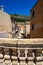 street view of the old town Dubrovnik, Croatia, medieval European architecture, narrow streets in historic city, the concept of