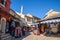 Street view of old town of Mostar in Bosnia and Herzegovina