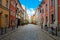 street view of old town, Poznan, Poland