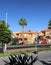 Street view over the hotels and resorts of Costa Adeje in Tenerife