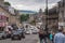 Street view of Pitlochry, Scotland