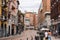 Street view of S. Ambrogio districts next to Porta Ticinese, full of trendy boutiques and restaurants between Porta Ticinese and