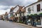 Street view of Stratford, a town in Cotswolds area known as the birthplace of Shakespeare, in England, UK