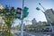 Street view of Tacheng Street in the downtown area near Taipei main station in Taipei, Taiwan