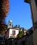 Street in the village of Bellagio, Italy on Como lake