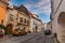 Street in village of Emmersdorf at the beginning of the Wachau Valley, Austria