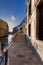 Street water bridge stairs, Venice, Italy