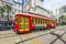 Streetcar on the Canal Street Line in New Orleans