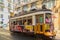 Streetcar Full of Tourists in Lisbon