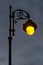 Streetlight Lit at Dawn