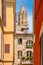 Streets and alleys in old town of Atri, medieval pearl near Teramo Abruzzo Italy